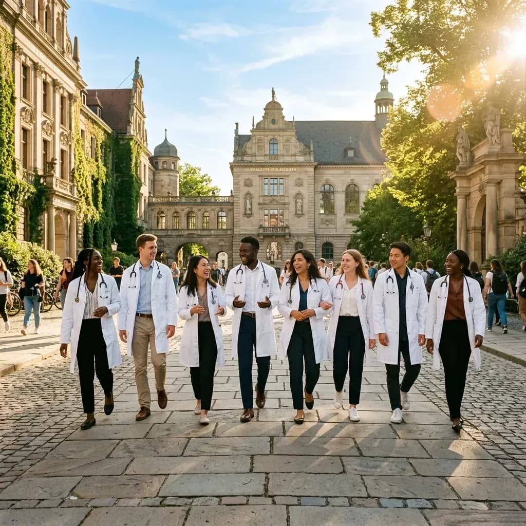 Medical Students on Campus