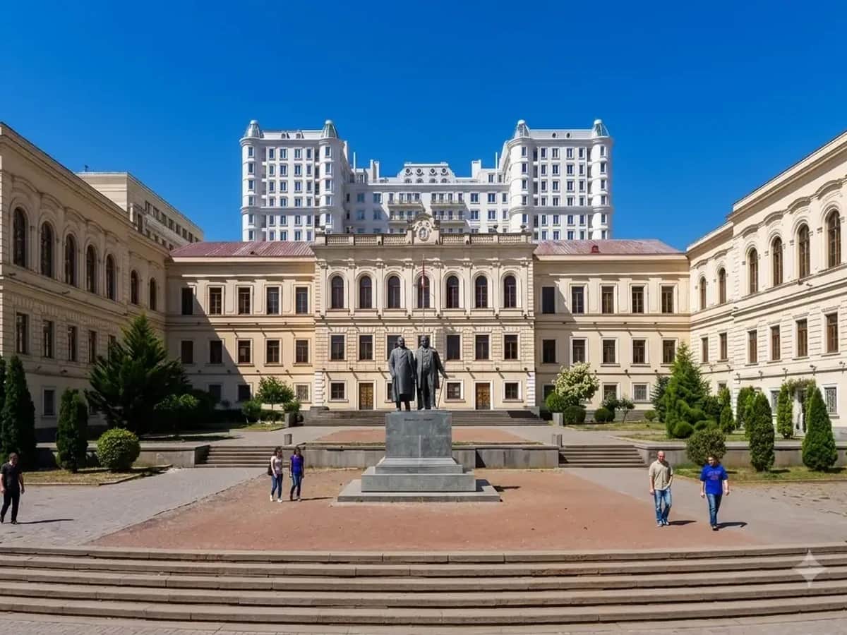 Tbilisi State Medical University campus building in Tbilisi, Georgia, Georgia